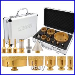 SHDIATOOL 11pcs/box Diamond Drill Core Bit Porcelain Tile Granite Marble Ceramic