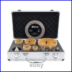 SHDIATOOL 12pcs/Box 6-110mm Diamond Core Drill Bits Set for Tile Hole Saw Cutter