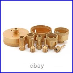 SHDIATOOL 12pcs/Box 6-110mm Diamond Core Drill Bits Set for Tile Hole Saw Cutter