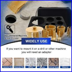 SHDIATOOL 12pcs/set 6-110mm Diamond Drill Bits Diamond Finger Bit Chamfer Bit