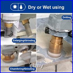 SHDIATOOL 12pcs/set 6/6/8/20/25/35/50/68/110mm Diamond Core Drill Bits Tile