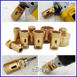 SHDIATOOL 1set M14 Connection Diamond Drill Core Bits Drilling Hole Saw for Tile