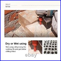 SHDIATOOL Diamond Core Drill Bit Grinder Hole Saw 5pcs Tile Drill Bit Ceramic