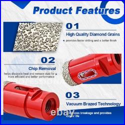 SHDIATOOL Diamond Drill Core Bit for Dekton Ceramic Porcelain Tile 13pcs 6-100mm