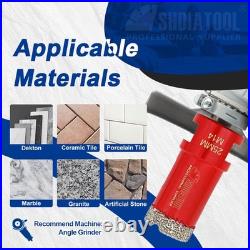 SHDIATOOL Diamond Drill Core Bit for Dekton Ceramic Porcelain Tile 13pcs 6-100mm