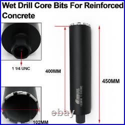 SHDIATOOL Wet Diamond Core Drill Core Bit Hole Saw High PSI/Reinforced Concrete