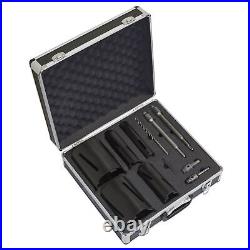 Sealey Diamond 5 Core Kit (Ø38, 52,65, 117, 127mm Cores & Adaptors) WDCKIT5