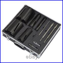 Sealey Diamond 5 Core Kit (Ø38, 52,65, 117, 127mm Cores & Adaptors) WDCKIT5