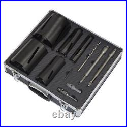 Sealey Diamond 5 Core Kit (? 38, 52,65, 117, 127mm Cores with Adaptors) WDCKIT5