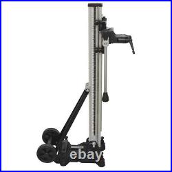 Sealey Diamond Core Drill Stand With Handles And Wheels For Transport DCDST