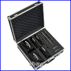 Sealey WDCKIT5 Diamond 5 Core Kit (38, 52, 65, 117, 127mm Cores with Adaptors)