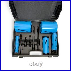 Silverline Diamond Core Drill Bit Set 38mm 52mm 65mm 117mm 127mm 868616 NEW