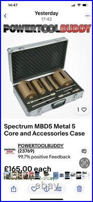 Spectrum MBDS Metal Core and Accessories For Drilling Holes In Masonry