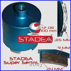 Stadea Diamond Core Drill Bit Set Hole Saw Kit, Concrete Granite Stone Drilling