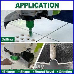 Tile Hole Saw Kit Diamond Core Drill Bits 20/25/35/50/68/110MM+20MM Finger Mil