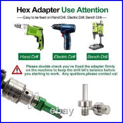 Tile Hole Saw Kit Diamond Core Drill Bits 20/25/35/50/68/110MM+20MM Finger Mil