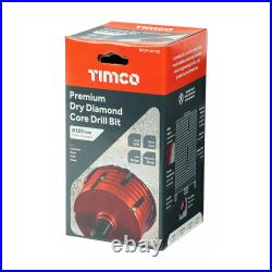 Timco Universal Premium Dry Diamond Core Drill Bits. Various Sizes Available