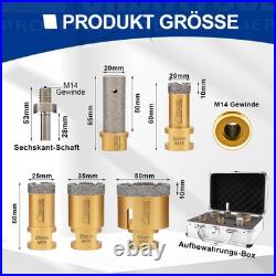 Vacuum Brazed Diamond Core Bits Set Drill Bits Porcelain Tile Granite Marble