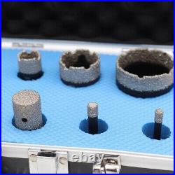 Vacuum Brazed Diamond Drill Core Bits Sets Porcelain Tile Connection Hole Saw