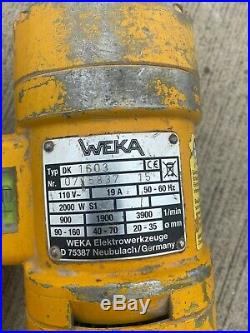 WEKA DK1603 110v Diamond Core Drill £225 + VAT