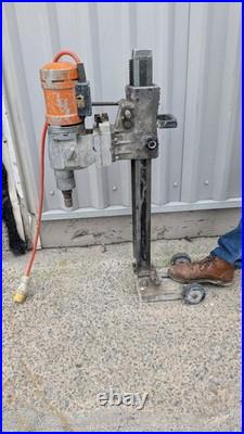 WEKA Heavy Duty 110v Core Drill On Adjustable Drilling Rig Stand Working Order