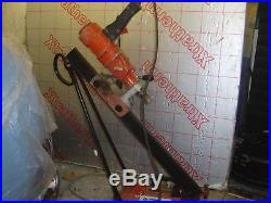 Weka DK13 Diamond Core Drill 3 Speed 110V with Wendit Tilting Drill Stand Rig