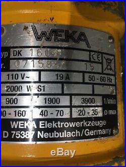 Weka DK1603 Diamond Core Drill 110V